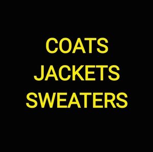 Coats, jackets, sweaters